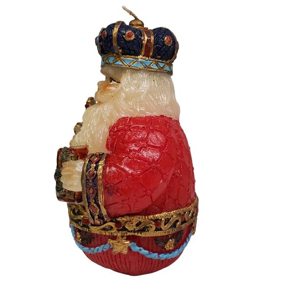 Vintage Santa Candle Christmas Twos Company Candle Russian Preist NEW - Picture 7 of 11